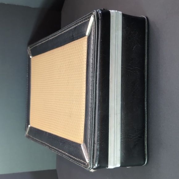 Vintage Marsand Industries Inc.USA Black And Brown Cassette Tape Case - Picture 7 of 11